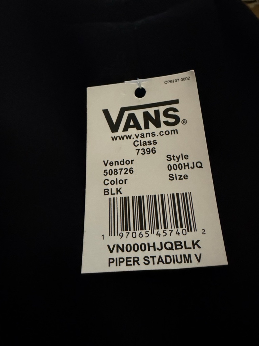 Vans Piper Stadium Vest Wool Blend Small NWT - Picture 7 of 8